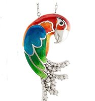 Collana Artlinea Donna Animals smalti in Argento Zirconia ZCL1140-MB - ZCL1140-MB